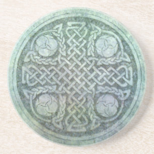 En Grès Dessous de verre de croix celtique
