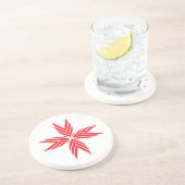 En Grès Dessous de verre de croix stylisés (Côté)