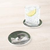 En Grès Dessous de verre de cygne endormis (Côté)