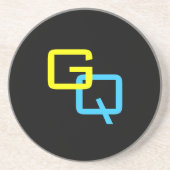 En Grès Dessous de verre de ~ de monogramme de (Devant)