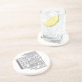 En Grès Dessous de verre de devis JFK (Côté)