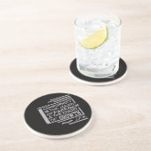 En Grès Dessous de verre de devis JFK (Côté)