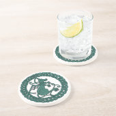 En Grès Dessous de verre de dragon d'animal familier (Côté)