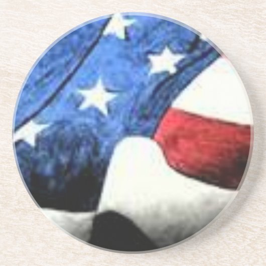 En Grès dessous de verre de drapeau (Devant)