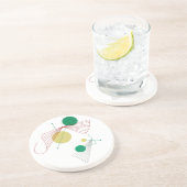 En Grès Dessous de verre de FANFARE 4,5" (Côté)