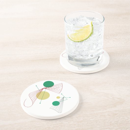 En Grès Dessous de verre de FANFARE 4,5" (Côté)