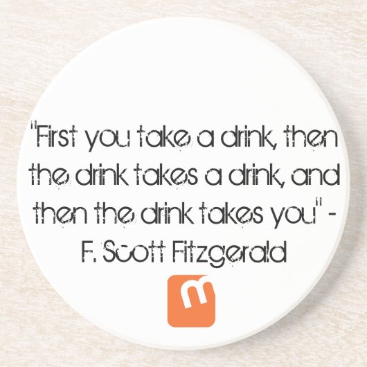 En Grès Dessous de verre de Fitzgerald (Devant)