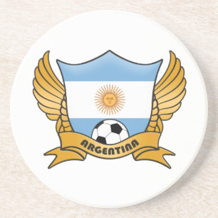 En Grès Dessous de verre de football argentin