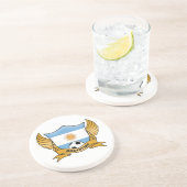 En Grès Dessous de verre de football argentin (Côté)