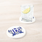 En Grès Dessous de verre de football de Grèce (Côté)