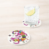 En Grès Dessous de verre de Gecko (Côté)