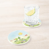 En Grès Dessous de verre de golf de Sandstone (Côté)