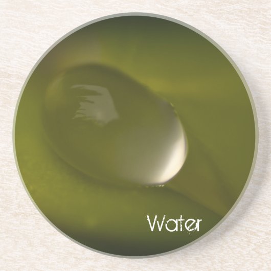 En Grès Dessous de verre de goutte d'eau 2 (Devant)