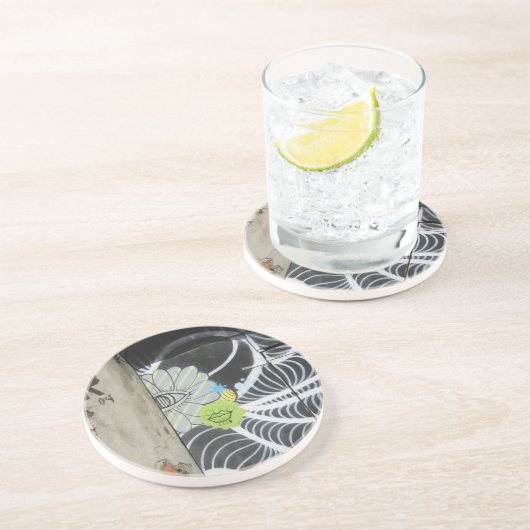 En Grès Dessous de verre de graffiti (Côté)