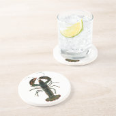 En Grès Dessous de verre de homard (Côté)
