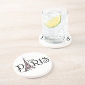 En Grès Dessous de verre de J'aime Paris (Côté)