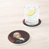 En Grès Dessous de verre de James Madison (Côté)