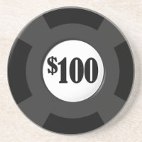 Dessous de verre de jeton de poker