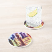 En Grès Dessous de verre de jeu d'échecs (Côté)