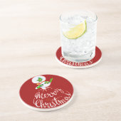 En Grès Dessous de verre de Joyeux Noël (Côté)