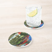 En Grès Dessous de verre de Koi (Côté)