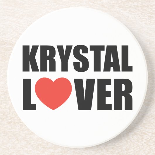 En Grès Dessous de verre de Krystal (Devant)