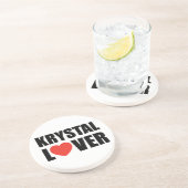 En Grès Dessous de verre de Krystal (Côté)