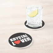 En Grès Dessous de verre de Krystal (Côté)