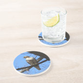 En Grès Dessous de verre de la Buse à queue rousse (juvéni (Côté)