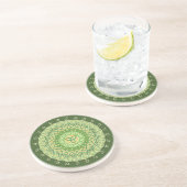 En Grès Dessous de verre de la fête de St. Patty (Côté)