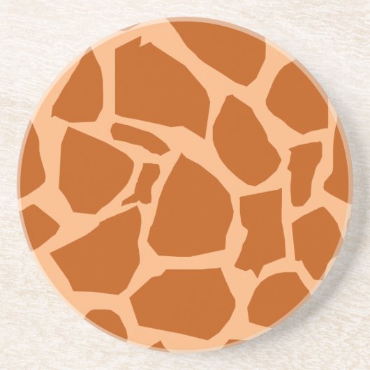 En Grès Dessous de verre de la Giraffe Texture (Devant)