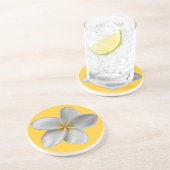 En Grès Dessous de verre de la Plumeria (Côté)