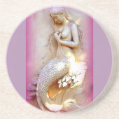 En Grès dessous de verre de la serveuse (Devant)