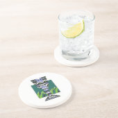 En Grès Dessous de verre de la tasse d'Élijah (Côté)
