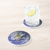 En Grès Dessous de verre de la terre (Côté)