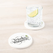 En Grès Dessous de verre de la Vodka Whisperer (Côté)