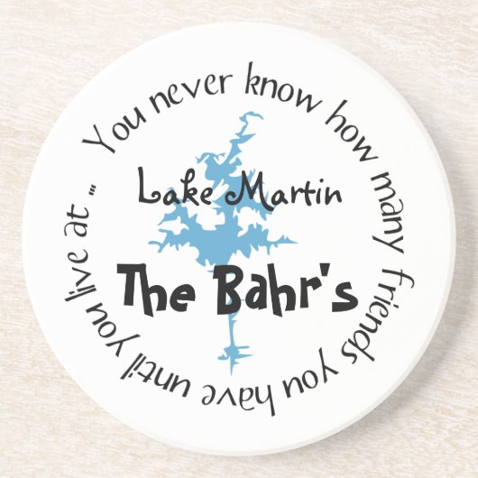 En Grès Dessous de verre de lac (Devant)