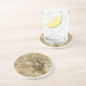 En Grès Dessous de verre de l'araignée et de l'oeuf (Côté)