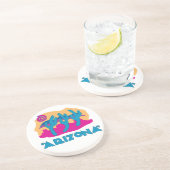 En Grès Dessous de verre de l'Arizona (Côté)