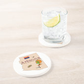 En Grès Dessous de verre de l'Arizona (Côté)