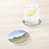 En Grès Dessous de verre de l'avion de combat (F4-Phantom) (Côté)