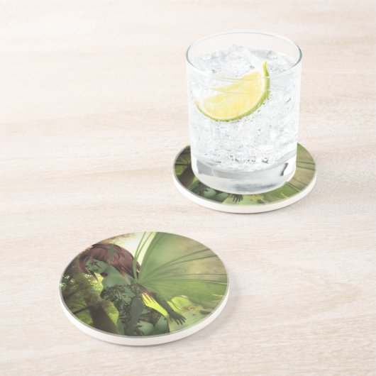 En Grès Dessous de verre de Le Fae Verte (Côté)