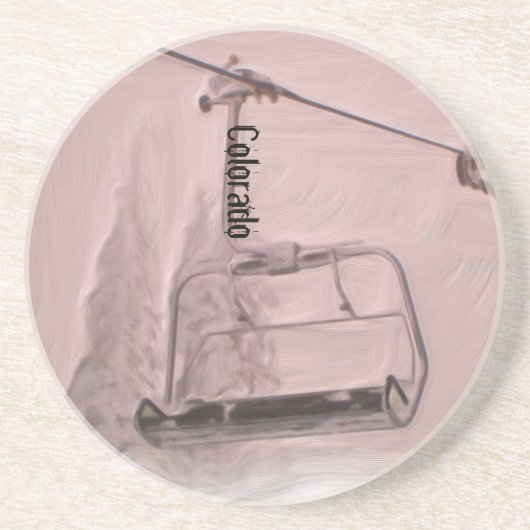 En Grès Dessous de verre de levage de chaise (Devant)