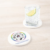 En Grès Dessous de verre de logo de PUC (Côté)