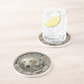 En Grès Dessous de verre de Lucy (Côté)