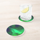 En Grès Dessous de verre de lumières du nord (Côté)