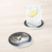 En Grès Dessous de verre de lune de dragon (Côté)