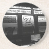 En Grès Dessous de verre de machine à sous (Devant)