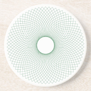 En Grès Dessous de verre de Mandala décoratifs