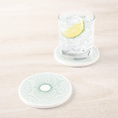 En Grès Dessous de verre de Mandala décoratifs (Côté)